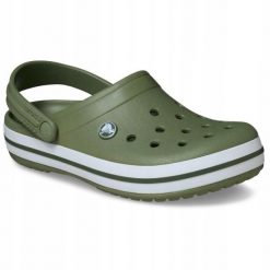 Chodaki Klapki Unisex Crocband 11016 Clog 36-37. Czarne klapki damskie Crocs, bez wzorów, z materiału, bez obcasa. Za 289.99 zł.