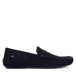 Mokasyny Jack & Jones. Niebieskie mokasyny męskie Jack & Jones. Za 199.99 zł.