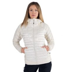 Kurtka puchowa damska Columbia Labyrinth Loop Hooded. Białe kurtki damskie Columbia, s, bez wzorów, z puchu, bez kaptura. Za 449.99 zł.
