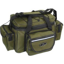 Torba wędkarska Mikado BLG-S 29x15x20cm. Zielone torebki klasyczne damskie Mikado, bez wzorów, bez dodatków. Za 119.99 zł.