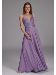 SWING Sukienka w kolorze fioletowym rozmiar: 38. Różowe sukienki damskie Swing, bez wzorów, bez kołnierzyka, bez ramiączek, maxi. Za 238.29 zł.