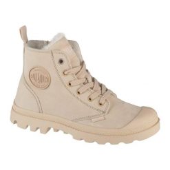 Buty Ocieplane Palladium Pampa Hi Zip Wl 95982-217 beżowe beżowy. Brązowe buty sportowe na co dzień damskie bez wzorów, z gumy, trekkingowe. Za 708.92 zł.