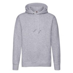 Męska Bluza Z Kapturem Premium. Szare bluzy z kapturem męskie Fruit of the Loom, m. Za 111.99 zł.