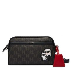 Torebka KARL LAGERFELD. Brązowe listonoszki damskie Karl Lagerfeld, bez wzorów, bez dodatków. Za 779.99 zł.