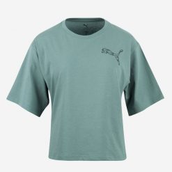 Koszulka z krótkim rękawem damska Puma Gym & Pilates. Bluzki damskie Puma, s, bez wzorów, z bawełny, bez ramiączek. W wyprzedaży za 49.99 zł.