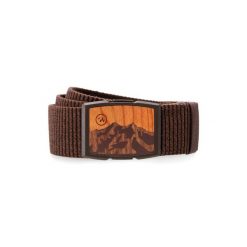 Pasek Arcade Woody - heather walnut. Brązowe paski męskie ARCADE, bez wzorów. Za 134.99 zł.