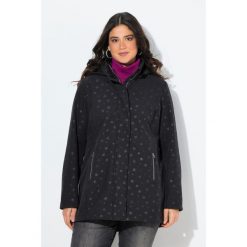 Damskie Kurtka softshell HYPRAR wodoodporna kaptur rozcięcie u dołu. Czarne kurtki damskie Ulla Popken, plus size, bez wzorów, z elastanu, bez kaptura. Za 599.99 zł.