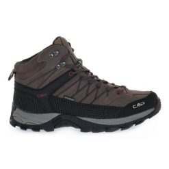 Buty trekkingowe CMP Rigel Waterproof. Brązowe buty trekkingowe męskie CMP, z syntetyku, bez zapięcia, trekkingowe. W wyprzedaży za 399.99 zł.