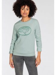 Kangaroos Bluza w kolorze zielonym rozmiar: 48/50. Zielone bluzy bez kaptura damskie Kangaroos, z bawełny. Za 86.57 zł.
