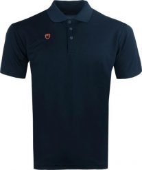 Męska koszulka polo Playerlayer Victory granatowa. Niebieskie koszulki polo męskie Givova, na lato, m, bez wzorów, z materiału, bez ramiączek. Za 133.99 zł.