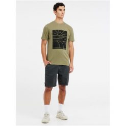 Koszulka męska Protest PRTARUGAM t-shirt. Zielone t-shirty męskie Protest, m, bez wzorów, bez kołnierzyka. Za 239.99 zł.