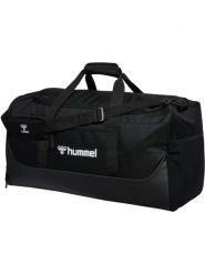 Torba sportowa Hummel Lead. Czarne torby męskie na ramię HUMMEL, bez wzorów, z materiału, na ramię. Za 239.90 zł.