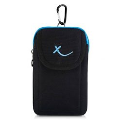 Saszetka na ramię niebieska SP-03-BLUE. Niebieskie saszetki męskie z materiału. Za 39.99 zł.