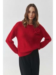 TATUUM Sweter w kolorze czerwonym rozmiar: XL. Czerwone swetry klasyczne damskie Tatuum, xl, z wełny, bez kołnierzyka. Za 203.99 zł.