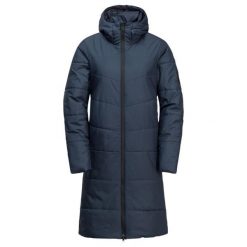 Płaszcz damski Jack Wolfskin Deutzer. Niebieskie płaszcze damskie Jack Wolfskin, na zimę, m, bez wzorów, z materiału, wizytowe. Za 776.50 zł.