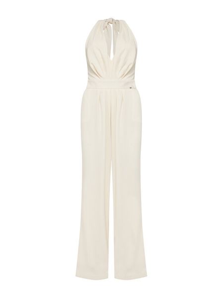 Gaudi Kombinezon 511FD15036 Écru Regular Fit. Kombinezony damskie GAUDI, bez wzorów, z syntetyku, bez kołnierzyka, bez ramiączek. Za 499.00 zł.