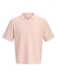 Jack & Jones Koszulka polo "Tyler" w kolorze jasnoróżowym rozmiar: XXL. Różowe koszulki polo męskie Jack & Jones, xxl, bez wzorów, bez ramiączek. Za 83.81 zł.