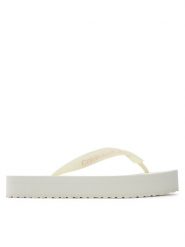 Calvin Klein Jeans Japonki Beach Sandal Flatform YW0YW01620 Écru. Klapki damskie Calvin Klein Jeans, bez wzorów, z jeansu, bez obcasa. Za 99.99 zł.