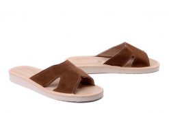 METEOR 118 Boho ciemnobrązowy, kapcie damskie. Brązowe kapcie damskie Meteor. Za 44.99 zł.