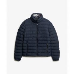 Kurtka puchowa Superdry Fuji Printed. Niebieskie kurtki męskie Superdry., m, bez wzorów, z puchu, eleganckie, bez kaptura. Za 524.00 zł.