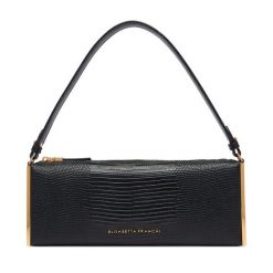 Torebka Elisabetta Franchi. Czarne torebki klasyczne damskie Elisabetta Franchi, bez wzorów, bez dodatków. Za 1,289.00 zł.