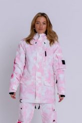 Kurtka narciarska i snowboardowa Yeh Girl – różowy tie-dye, linia Signature. Czerwone kurtki narciarskie i snowboardowe damskie OOSC, m, bez wzorów, z poliesteru, z kapturem, narciarskie. Za 1,710.99 zł.