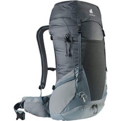Plecak turystyczny Deuter Futura 34 EL dla wysokich - graphite/shale. Niebieskie plecaki damskie Deuter, bez wzorów. Za 655.99 zł.