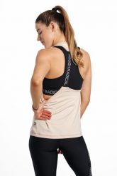 Koszulka fitness damska Rough Radical Brush Tank Top. Czerwone topy sportowe damskie ROUGH RADICAL, m, bez wzorów, z dzianiny, bez ramiączek. Za 69.90 zł.