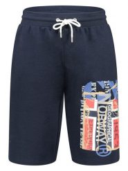 Geographical Norway Bermudy "Paytorn" w kolorze granatowym rozmiar: M. Niebieskie szorty męskie Geographical Norway, bez wzorów. Za 92.21 zł.