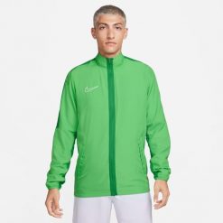 Kurtka Mężczyzna Nike Dri-Fit Academy 23 zielony. Białe kurtki męskie Nike, l, bez wzorów, z dresówki, bez kaptura. Za 230.30 zł.