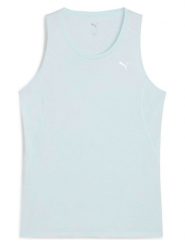 Puma Top "Velocity" w kolorze błękitnym do biegania rozmiar: S. Niebieskie topy damskie Puma, s, bez wzorów, z materiału, bez kołnierzyka. Za 95.92 zł.
