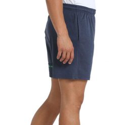 Pantalón Corto Bullpadel Orzar. Niebieskie szorty męskie bullpadel, bez wzorów, z meshu. Za 177.95 zł.
