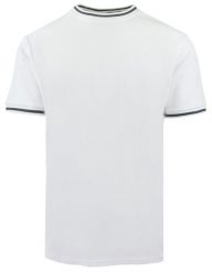 Męski T-Shirt z Dzianiny Bawełnianej - Brave Soul - Biały. Białe t-shirty męskie Brave Soul, na lato, l, bez wzorów, z bawełny, bez kołnierzyka. Za 57.00 zł.