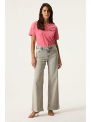 Garcia Koszulka w kolorze różowym rozmiar: XL. Różowe t-shirty damskie Garcia, xl, bez wzorów, z bawełny, bez kołnierzyka. Za 109.95 zł.