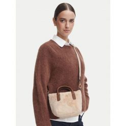 Torebka Tommy Hilfiger. Brązowe torebki klasyczne damskie Tommy Hilfiger, bez wzorów, bez dodatków. Za 409.99 zł.