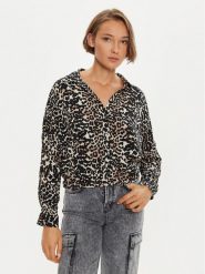 ONLY Koszula Mezzy 15345191 Czarny Regular Fit. Czarne koszule damskie Only, xs, bez wzorów, z wiskozy, bez kołnierzyka, bez ramiączek. Za 109.99 zł.