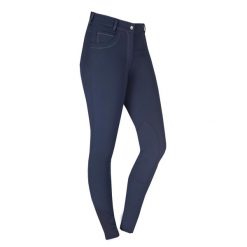 Spodnie dla dziewczynki HORKA Quatar. Niebieskie spodnie materiałowe damskie HORKA, bez wzorów, z elastanu, eleganckie, z podwyższonym stanem. Za 372.00 zł.