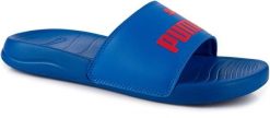 Klapki sportowe damskie na basen niebieskie PUMA POPCAT. Czerwone klapki damskie Puma, bez wzorów, z gumy, bez obcasa. Za 59.00 zł.