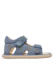Lasocki Kids Sandały DAKAR CI12-DAKAR-01(II)CH Niebieski. Niebieskie sandały chłopięce Lasocki Kids, z nubiku, bez zapięcia. Za 129.99 zł.