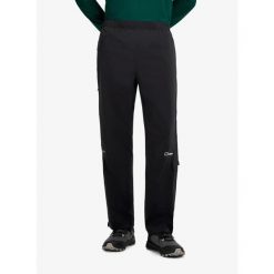 Spodnie przeciwdeszczowe męskie Berghaus Pacsmart 2.5l Pant Am. Czarne spodnie materiałowe męskie Berghaus, bez wzorów. Za 566.49 zł.