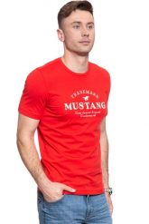 MUSTANG T SHIRT Alex C Print 1009500 7130. T-shirty męskie Mustang, m, bez wzorów, bez kołnierzyka. W wyprzedaży za 39.99 zł.