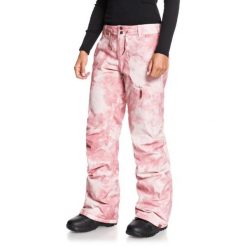Spodnie narciarskie damskie Roxy Nadia 10K. Czerwone spodnie materiałowe damskie Roxy, bez wzorów, z materiału. Za 326.49 zł.
