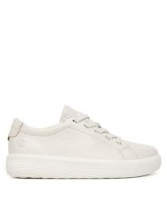 ECCO Sneakersy Soft 60 71384201007 Biały. Białe buty sportowe chłopięce ECCO, bez wzorów, ze skóry, bez zapięcia. Za 399.99 zł.