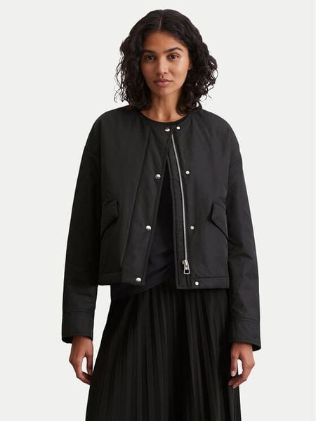 Marc O'Polo Kurtka przejściowa 506 1270 70055 Czarny Regular Fit. Czarne kurtki damskie Marc O´Polo, bez wzorów, z syntetyku, bez kaptura. Za 489.99 zł.