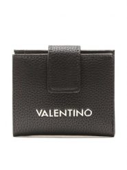 Valentino Portfel Alexia VPS5A8215 Czarny. Czarne portfele damskie Valentino, bez wzorów, ze skóry. Za 269.99 zł.