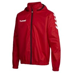 Kurtka ortalionowa sportowa dla dorosłych Hummel Core Spray Jacket. Czerwone kurtki treningowe męskie HUMMEL, m, bez wzorów, do piłki ręcznej. Za 130.00 zł.