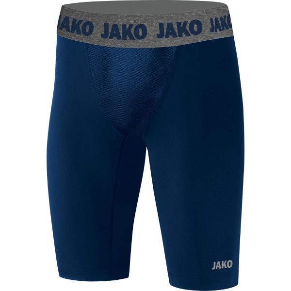 Szorty Jako court Compression 2.0. Niebieskie szorty damskie Jako, bez wzorów, z elastanu. Za 243.00 zł.