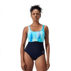 Strój kąpielowy jednoczęściowy damski na basen Speedo Shaping Eclipse. Czarne stroje jednoczęściowe damskie Speedo, xl, bez wzorów. Za 334.99 zł.