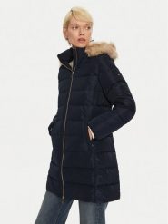 Tommy Hilfiger Płaszcz zimowy Heritage WW0WW43234 Granatowy Regular Fit. Niebieskie płaszcze damskie Tommy Hilfiger, na zimę, xs, bez wzorów, z syntetyku. Za 1,009.00 zł.