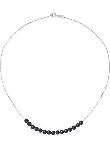 Pearline Złoty naszyjnik z perłami - dł. 42 cm rozmiar: onesize. Szare naszyjniki damskie Pearline, złote. Za 448.99 zł.